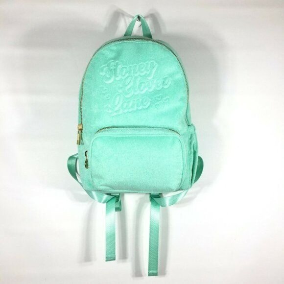 Stoney Clover Lane x Target Terry Cloth Embossed Backpack Light Green 15.75" - Picture 5 of 12